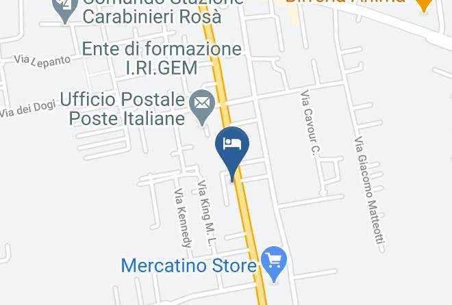 Vicenza - Trattoria Albergo San Marco Di Comunello Carolina E F Snc Maps