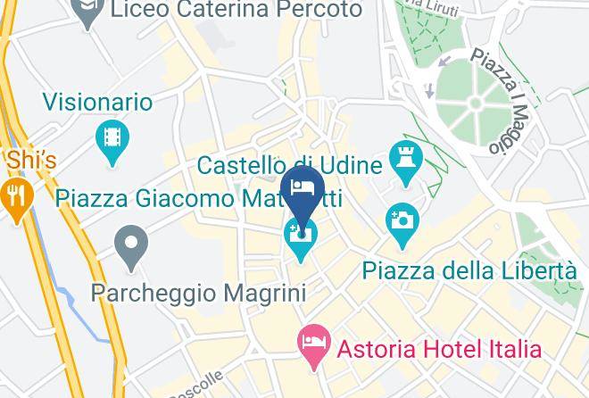 Udine - Trattoria Antica Maddalena Maps