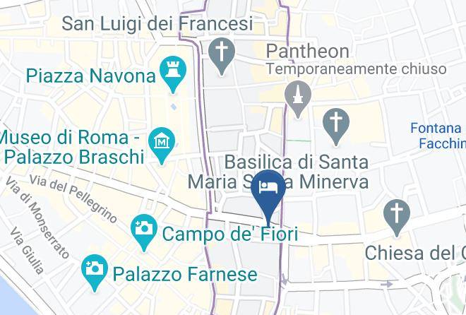 Rome - Trattoria Della Torre Argentina Maps