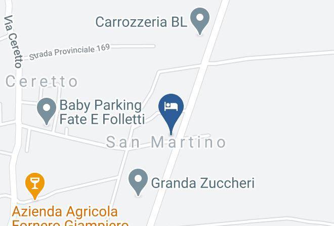 Cuneo - Trattoria Fermata Ceretto Maps
