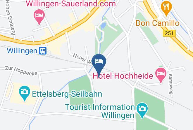 Waldeck Frankenberg - Trattoria La Stella Sauerland Stern Hotel Maps
