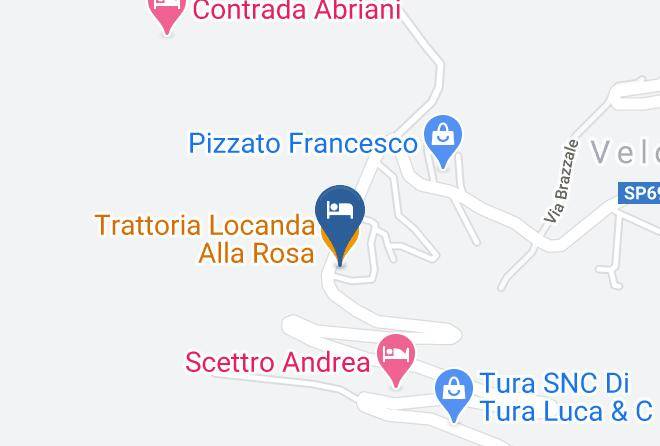 Vicenza - Trattoria Locanda Alla Rosa Maps