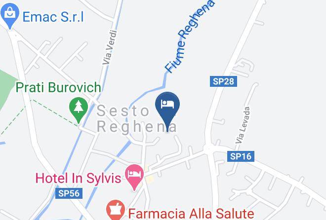 Pordenone - Trattoria Vecchio Deposito Maps