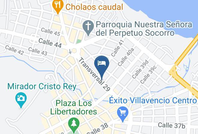 Villavicencio - Travel Blue Hotel Maps