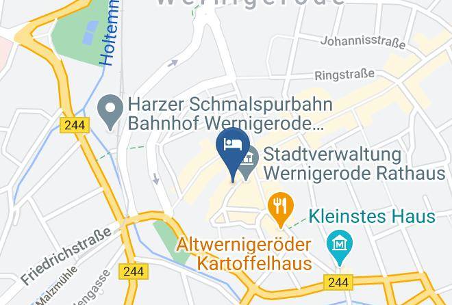 Harz - Travel Charme Gothisches Haus Wernigerode Maps