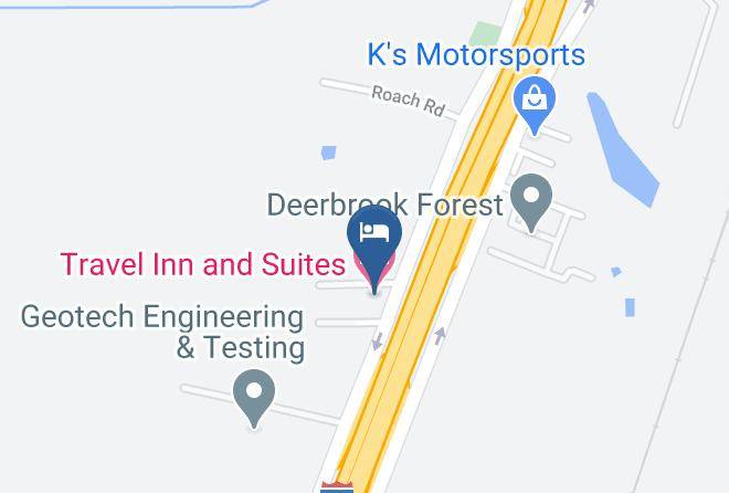 Travel Inn And Suites Map
