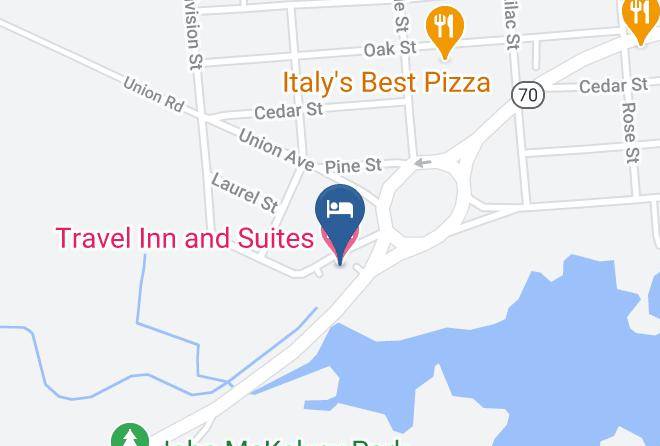 Ocean - Travel Inn And Suites Maps