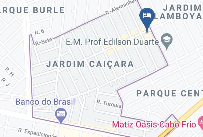 Cabo Frio - Travel Inn Caicara Maps