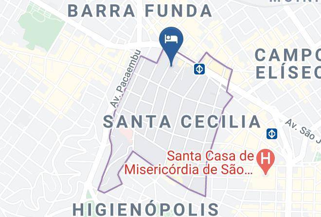 Sao Paulo Santa Cecilia - Travel Inn Conde Luciano Maps