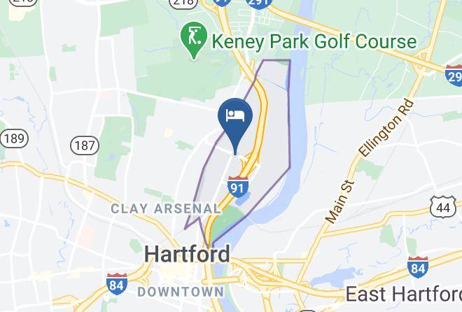 Hartford - Travel Inn Motel Maps