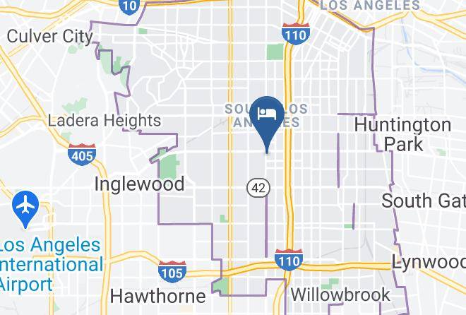 Los Angeles - Travel Inn Motel Maps