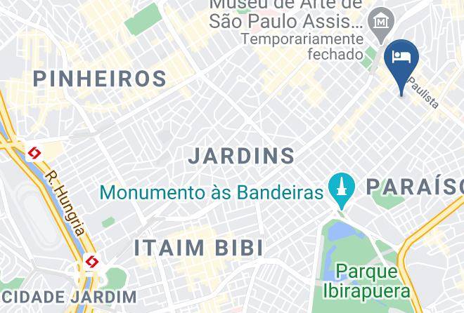Sao Paulo Jardim Paulista - Travel Inn Park Avenue Maps