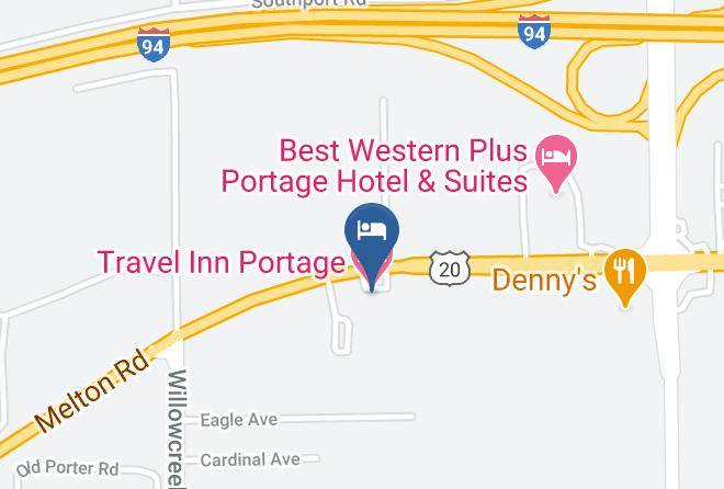 Travel Inn Portage Map