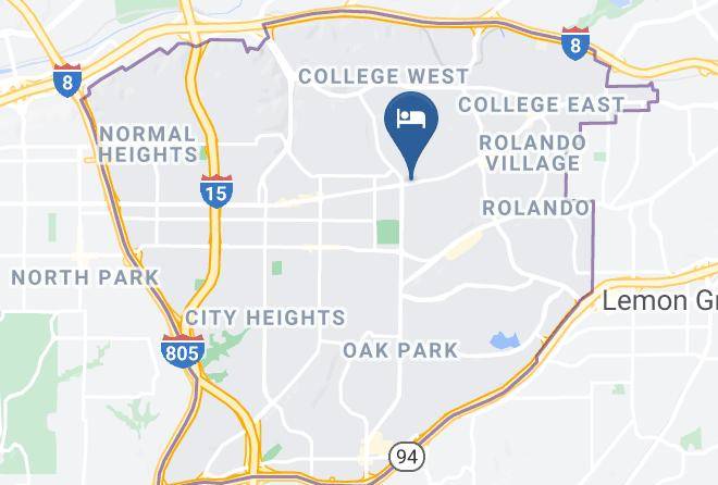 San Diego - Travel Time Motel Maps