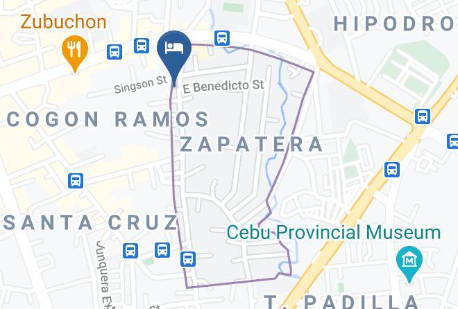 Cebu - Travelbee Business Inn Maps