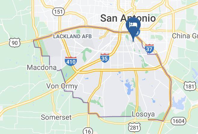 Bexar - Traveler's World Rv Resort Maps