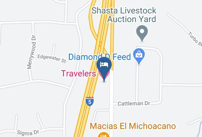Shasta - Travelers Motel Maps