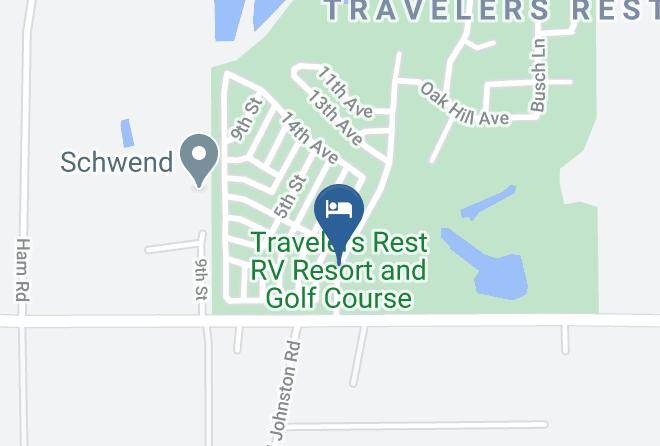 Travelers Rest Rv Resort And Golf Course Map