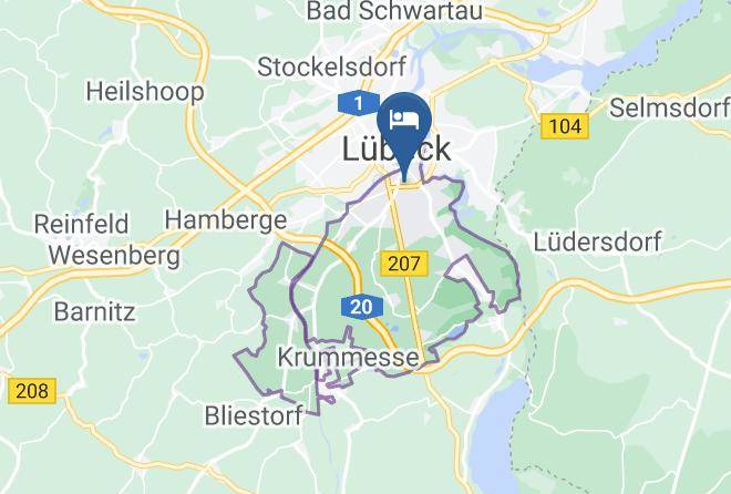 Lubeck - Traveller Hotel Lubeck Maps
