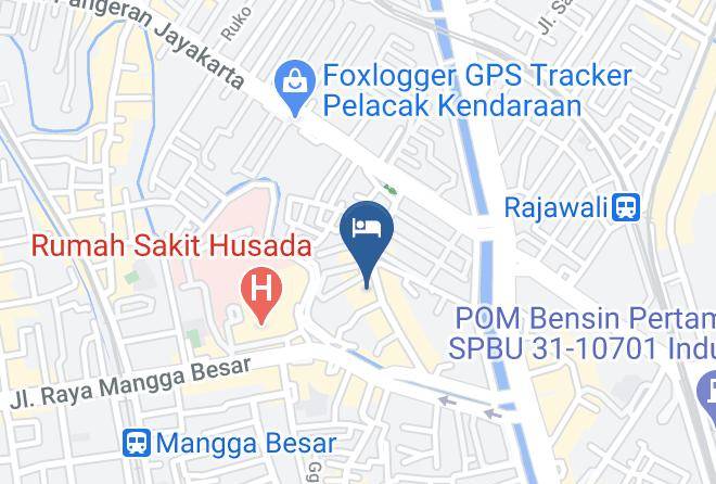 Central Jakarta - Travellers Hotel Jakarta Maps