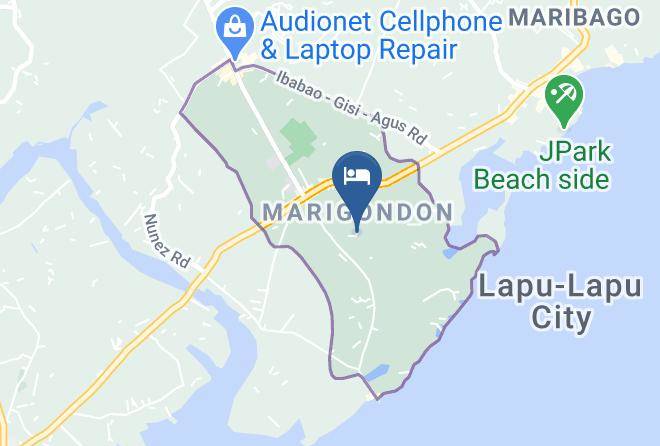 Cebu - Travellers Lounge Mixed Shared Dorm Maps