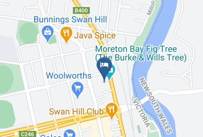 Swan Hill - Travellers Rest Motor Inn Maps