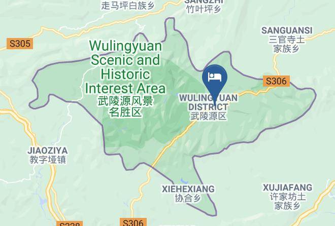 Zhangjiajie - Travelling With Seclution Hotel Maps