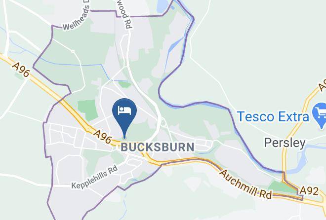 Aberdeen City - Travelodge Aberdeen Bucksburn Maps