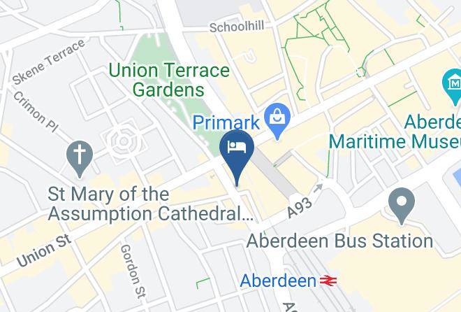 Aberdeen City - Travelodge Aberdeen Central Maps