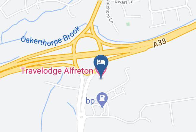 Derbyshire - Travelodge Alfreton Maps