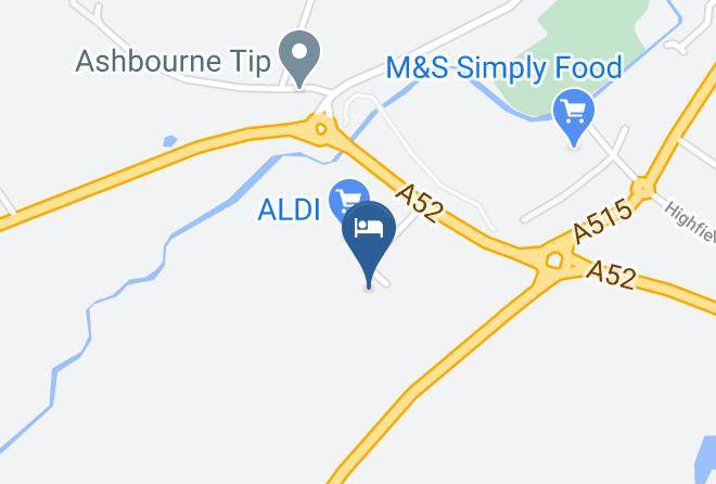 Travelodge Ashbourne Map