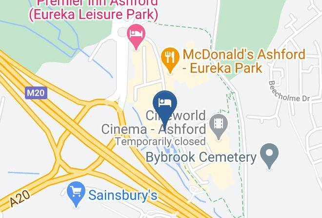 Kent - Travelodge Ashford Maps