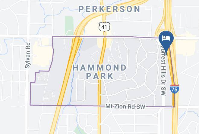 Fulton - Travelodge Atlanta Airport Maps