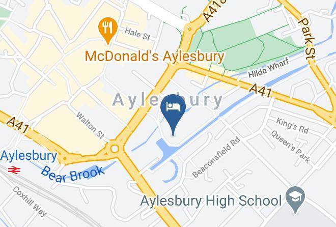 Travelodge Aylesbury Map - England - Bucks