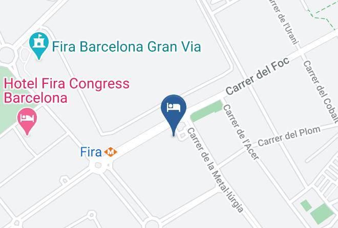 Barcelona - Travelodge Barcelona Fira Maps