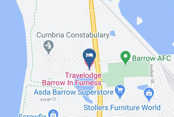 Travelodge Barrow In Furness Map