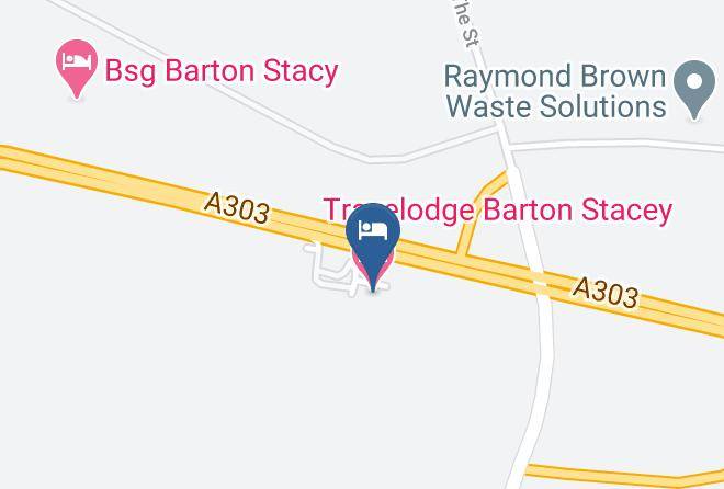 Hants - Travelodge Barton Stacey Maps