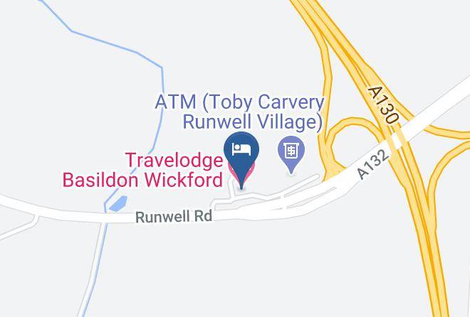 Essex - Travelodge Basildon Wickford Maps