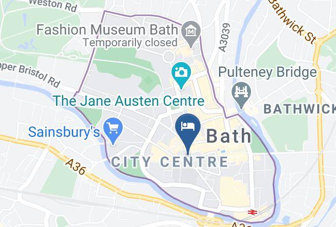 Bath And North East Somerset - Travelodge Bath City Centre Maps