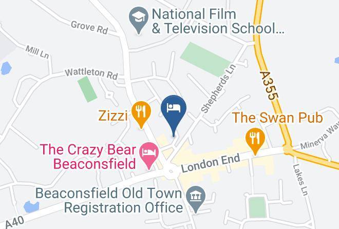 Bucks - Travelodge Beaconsfield Central Maps