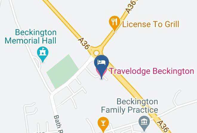 Somerset - Travelodge Beckington Maps
