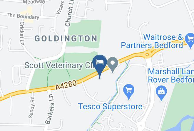 Bedford Borough - Travelodge Bedford Goldington Road Maps