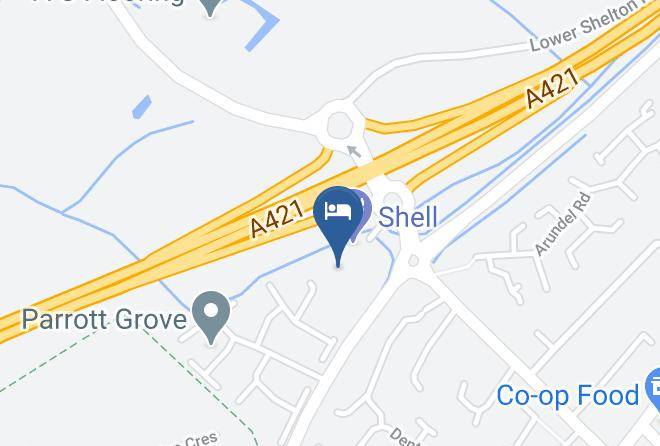 Travelodge Bedford Marston Moretaine Map