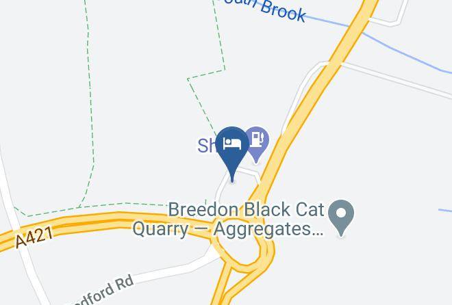 Bedford Borough - Travelodge Bedford Wyboston Maps