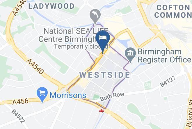 Birmingham - Travelodge Birmingham Central Maps