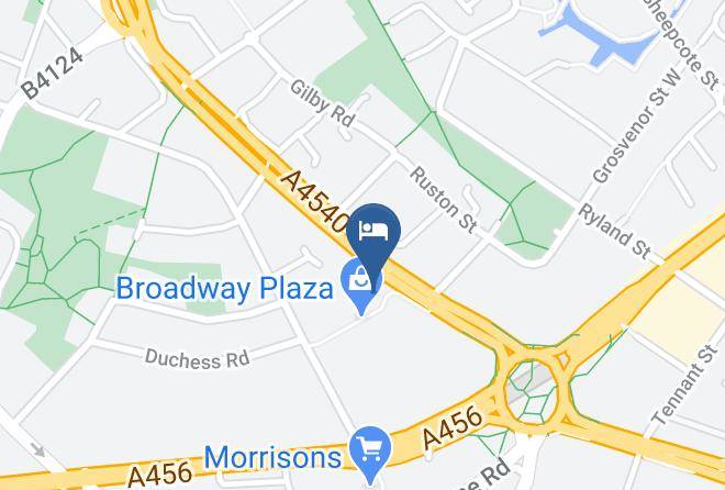 Birmingham - Travelodge Birmingham Central Broadway Plaza Maps