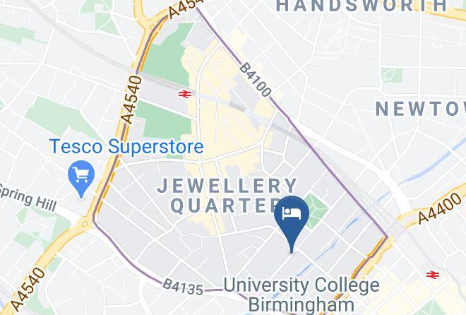 Birmingham - Travelodge Birmingham Central Newhall Street Maps