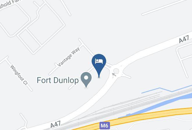 Birmingham - Travelodge Birmingham Fort Dunlop Maps