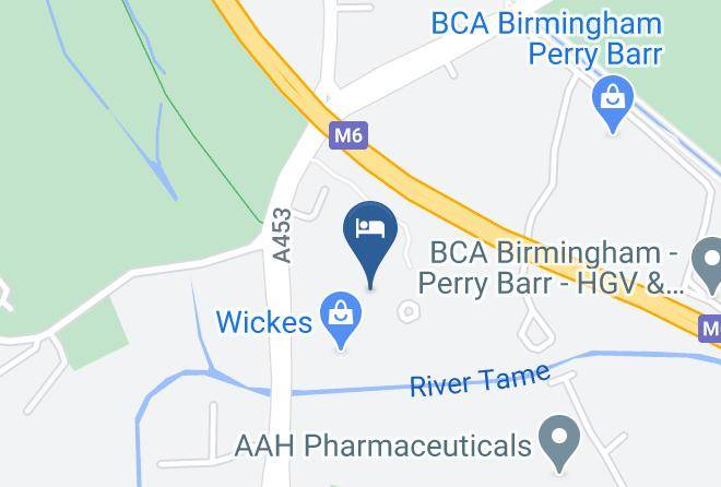 Birmingham - Travelodge Birmingham Perry Barr Maps