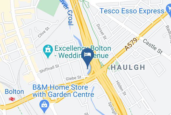 Travelodge Bolton Central River Street Map
